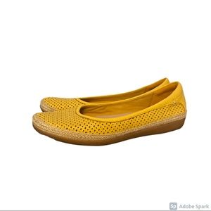 Clarks Danelly Adira Ballet Flat Yellow Size 7